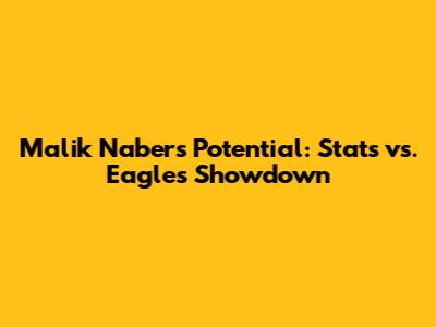 Malik Nabers' Potential: Stats vs. Eagles Showdown